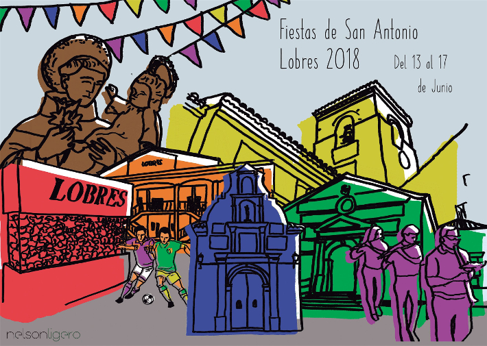 Lobres celebra sus fiestas en honor a San Antonio del 13 al 17 de junio